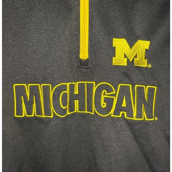 Threads 91 Michigan Long Sleeve Fleece Lined Hoodie Gray Men's Size S (34/36) - Picture 5 of 5